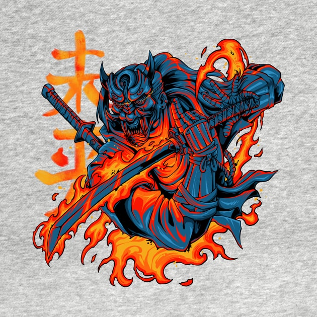 Flame Samurai by TimeSkiff